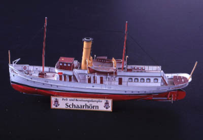 paper models ship card